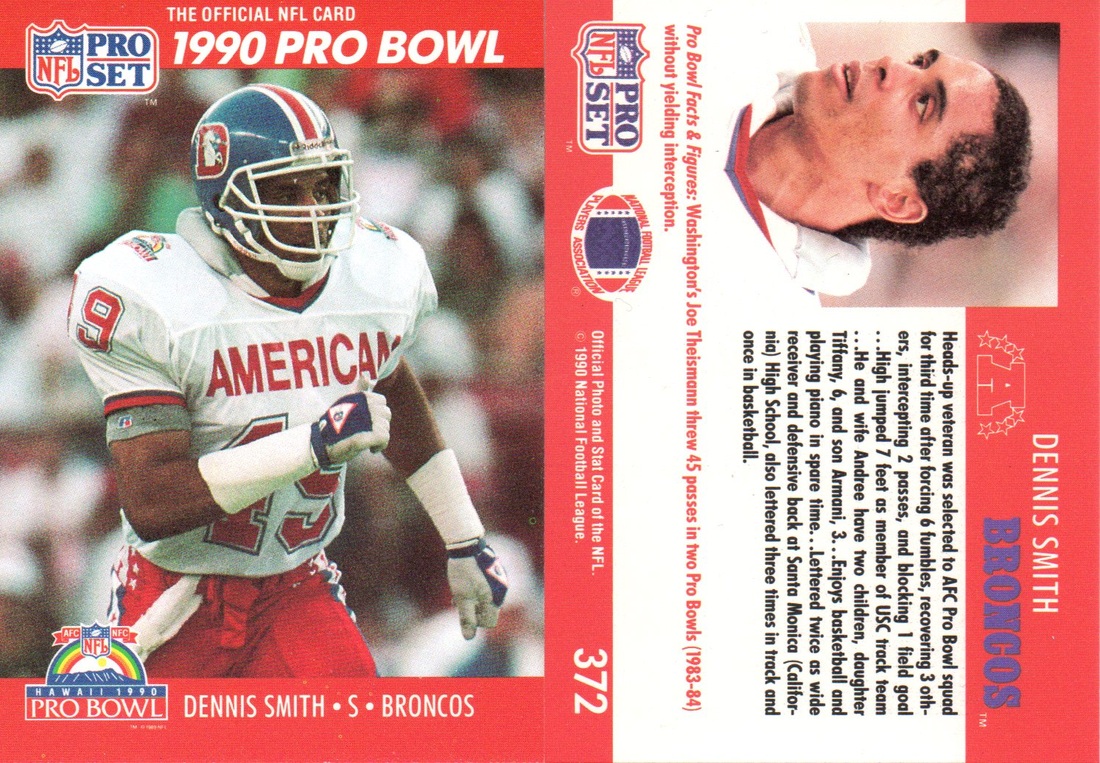 NFL - 1994 Classic Proline Live Dennis Smith - Broncos