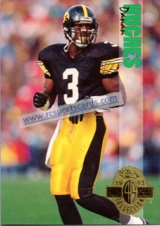 iowa football cards rcsportscards hawkeye danan hughes rookie 1993 sport classic itm