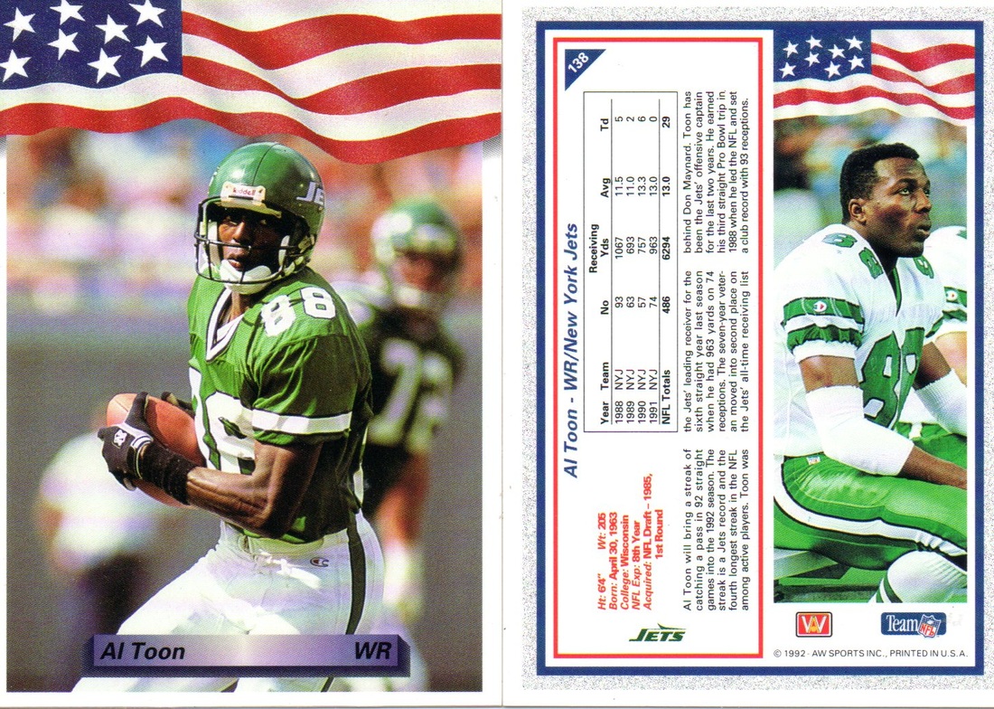 1994 Pinnacle Boomer Esiason New York Jets #94