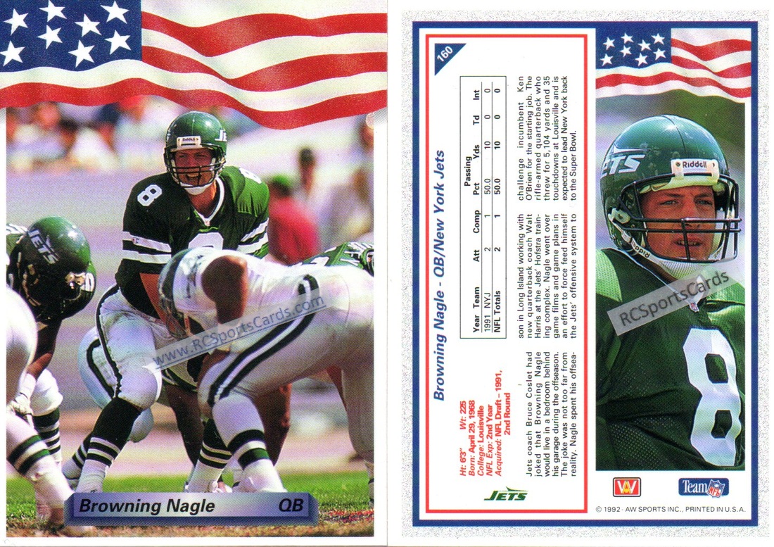 1994 Pinnacle Boomer Esiason New York Jets #94